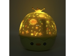 Proyector de estrellas: una linda luz nocturna con forma de pato para niños, sueños e imaginación.