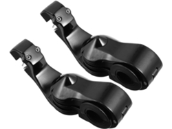 Soporte Para Pedales De 2 Piezas, Reposapiés, Accesorios, Sistema De Montaje Con Abrazadera Multiusos, Fácil Bloqueo.