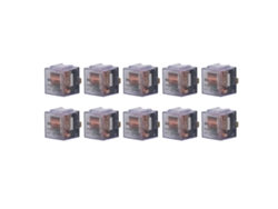 10 Relés Spdt De 5 Pines, 24 V, 80 A, Impermeables, Con Luz Indicadora, Para Vehículos Automotores.