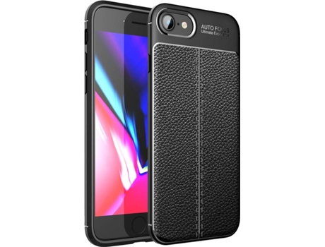 Funda iPhone SE 2020 PHONESHIELD Rugged Leather Negro