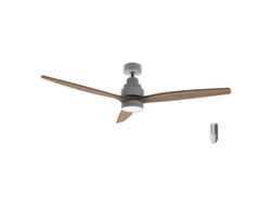 Cecotec Ventilador De Techo Con Luz Energysilence Aero 5300 White&amp;wood Design. 30w, Diámetro 52” Con 3 Aspas, Motor Dc, Luz Led