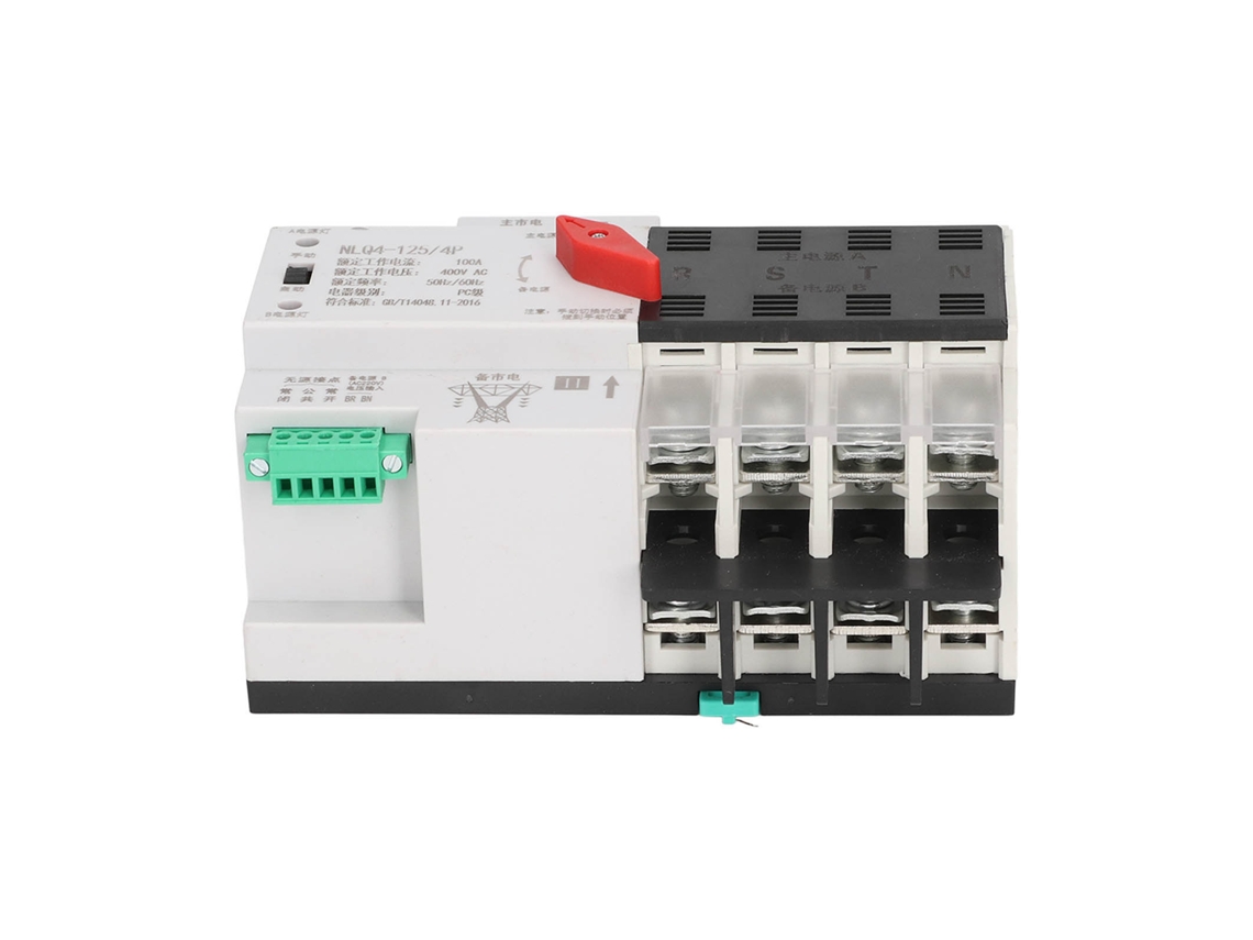 2026as-interruptor De Transferencia Automática De Doble Potencia Controlador Milisegundo Nlq4‑125/4p 100a 400v Ca