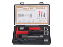 Kit De Reparación De Roscas De Acero Inoxidable M18x1.5 Con Broca Helicoidal, Llave Inglesa E Inserto De Rosca Para Automóviles.