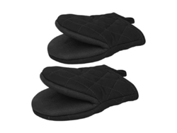 Luvas Térmicas Com Gancho E Silicone Antiderrapante, Dupla Camada, Para Utensílios De Cozinha.