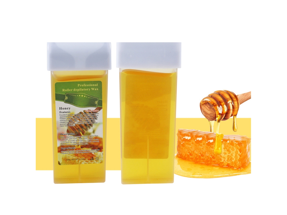 Cilindro De Cera Depilatoria Con Cera De Abeja 100g Para Eliminación De Pelo Roll On