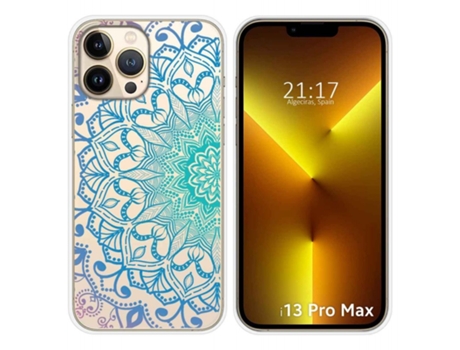 Carcasa iPhone 13 Pro Max (6.7) TUMUNDOSMARTPHONE Dibujos Transparente Multicolor