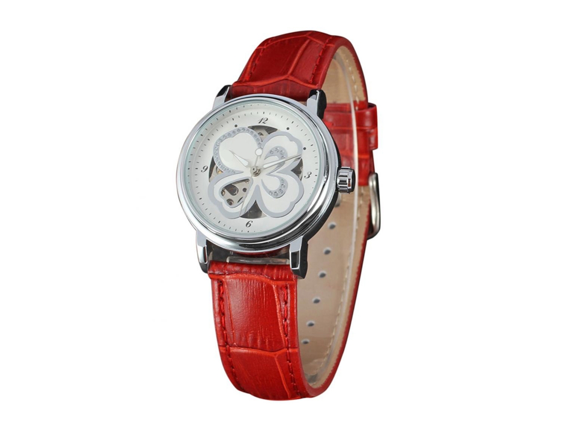 Reloj De Pulsera Wwoor Para Mujer, De Acero Inoxidable, Con Correa Luminosa Y Movimiento De Cuarzo Resistente Al Agua (esfera Azul).
