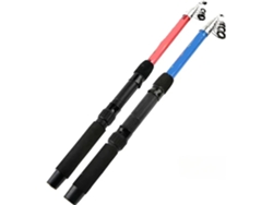 Juego De Cañas Pesca Sea Pole, Caña Lanzar Portátil, Fibra Vidrio Con Control Remoto, Kit Completo (rojo, 1...