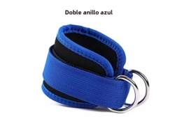 Estabilizador de tobillo para fitness, entrenador muscular para piernas y glúteos, bandas para piernas Mdug (azul marino)