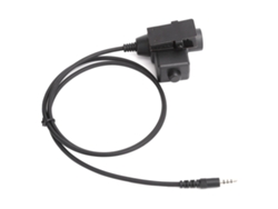 Adaptador De Enchufe Ptt Militar U94 Con Conector De 3,5 Mm Para Teléfonos Móviles Iphone/samsung/htc