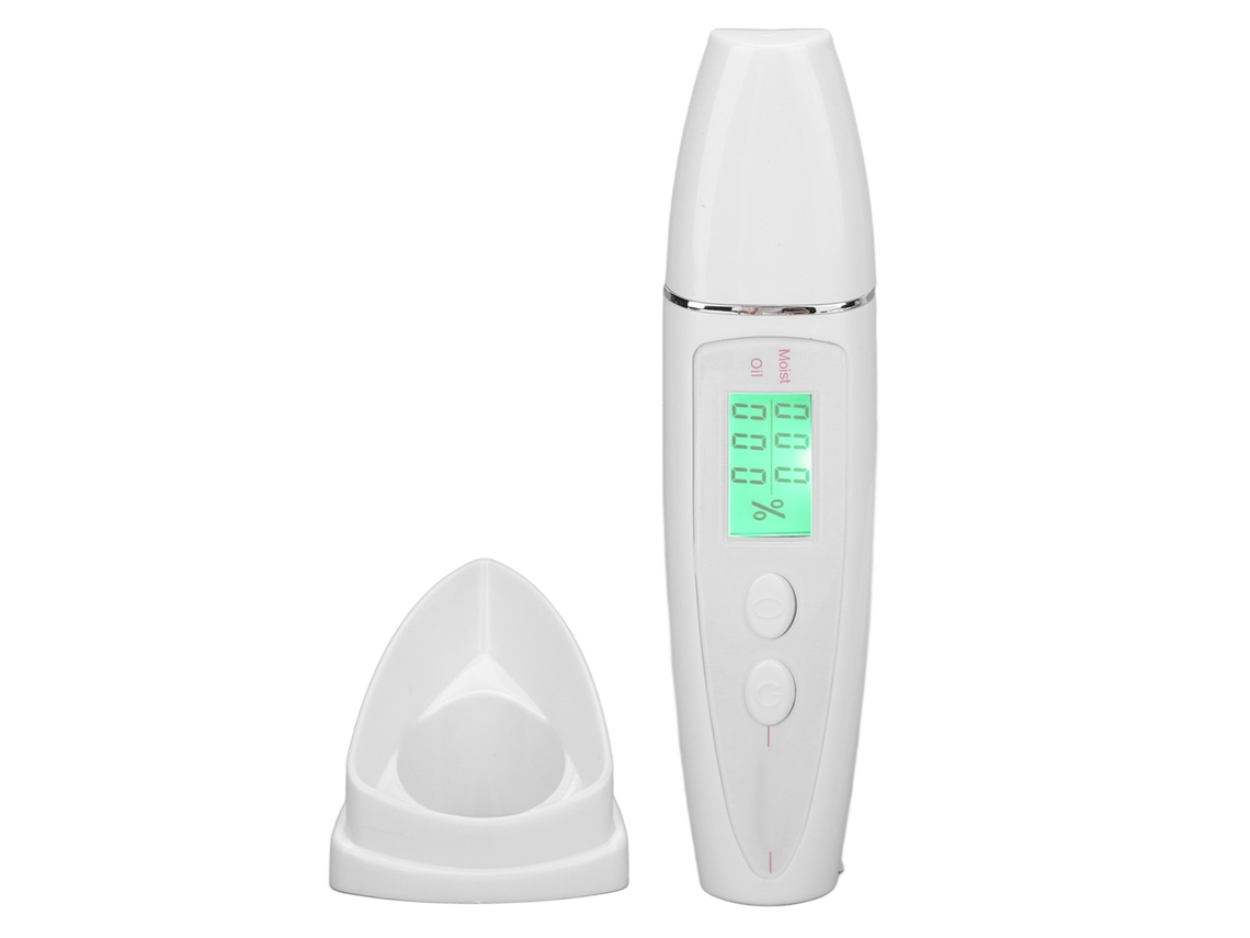 Tester De Piel Facial Inteligente Con Pantalla Digital Portátil Para Salón De Belleza Y Hogar Blanco