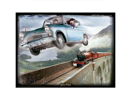 Puzzle 2D PRIME 3D Quebra-cabeça harry potter lenticular ford