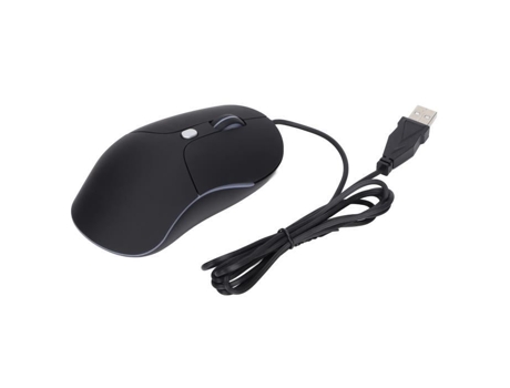 HURRISE Pc Gaming Mouse USB Gaming Mouse 6 Botones Luces Coloridas Textura Mate Conexión de computadora