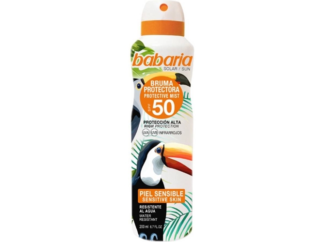 Protector Solar BABARIA Tropical SPF 50 (200 ml)