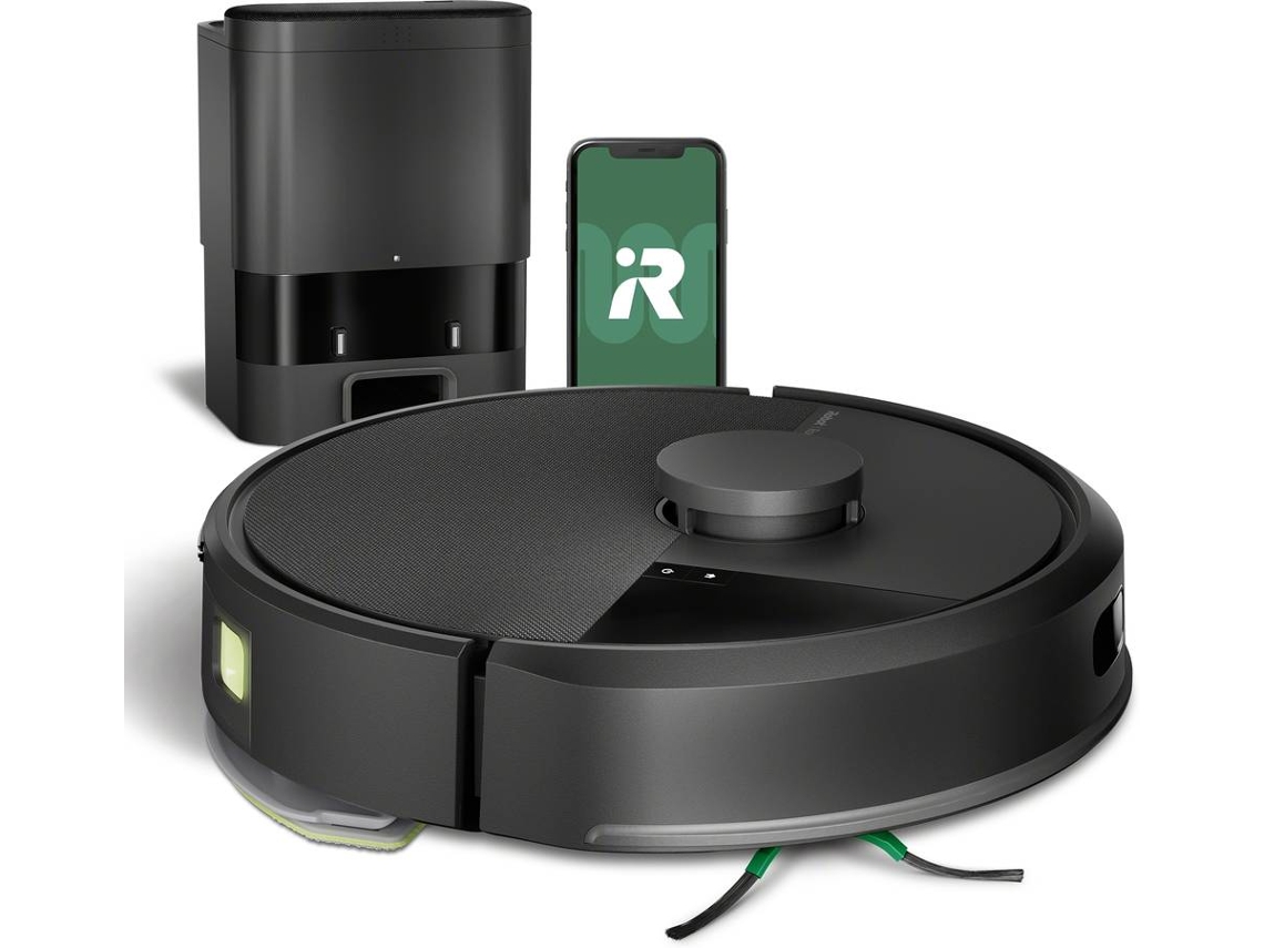 Aspiradora Robot IROBOT Roomba 105 Combo Auto Empty (Autonomía: 120 min - Negra)