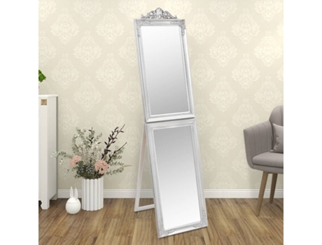 MAISON EXCLUSIVE Espejo de pie plateado 50x200 cm