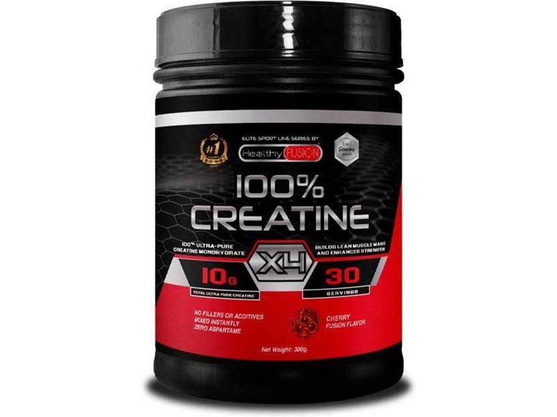 Complemento Alimentar HEALTHY FUSION 100% Creatine X4 Creatina Microfiltrada Pura com Vitamina B6