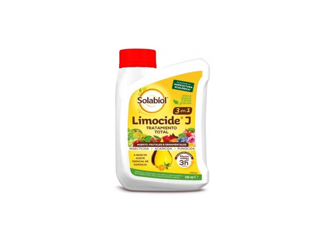 SOLABIOL Limocide J 3In1 Tratamento Total Inseticida e Fungicida Acaracida 100 Ml