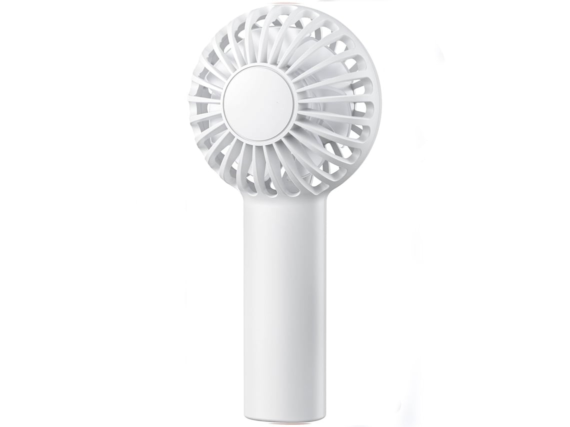 Mini ventilador portátil de mano, potente ventilador recargable, pequeño ventilador personal de mano, 3 velocidades para maquillaje de viaje USHION