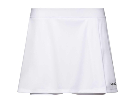 Falda para Mujer HEAD RACKET Easy Court Blanco para Tenis (152 cm)