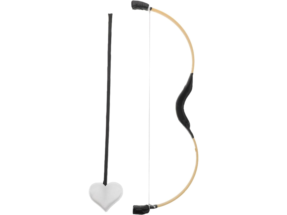 Conjunto De Arco Y Flechas De Cupido, Plástico, Tela Transpirable, Estilo Primitivo Salvaje