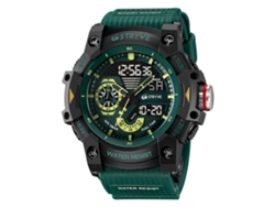 Reloj deportivo MDUG con doble pantalla y luz nocturna (Negro samurái)