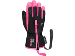 Guantes Unisexo de Esquí REUSCH (5/6 años - Negro)
