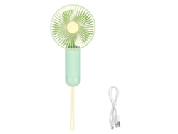 Ventilador Portátil De Mano Ys2103 Mini Con 3 Velocidades Ajustables Para Uso En Oficina Y Exteriores (verde)
