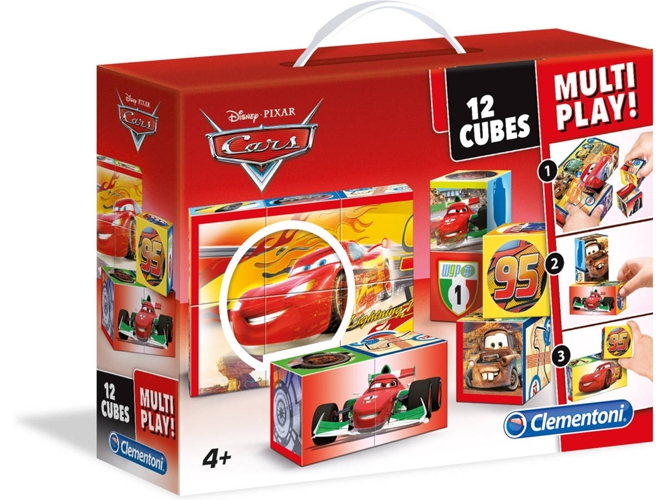 Puzzle CLEMENTONI Cars (12 Piezas)