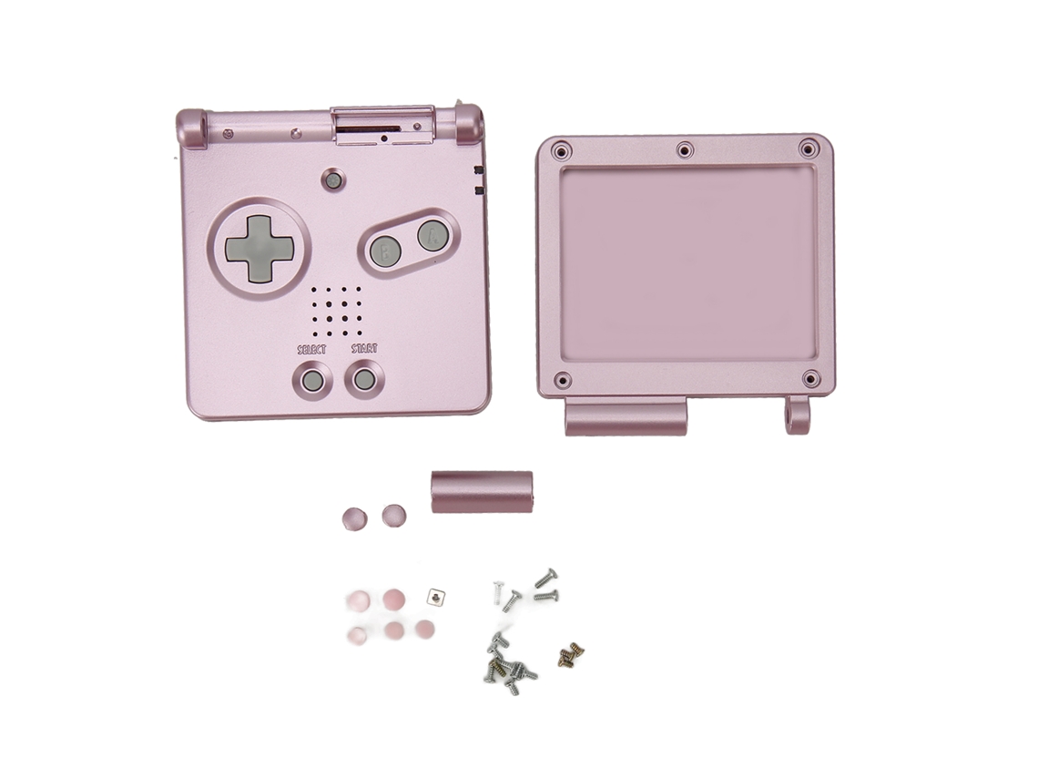 Estuche para Gameboy Advance SP con repuestos y botones - Morado