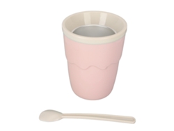 Copa Slushie 200ml Fácil De Usar Durable Pp Aluminio Ligera Portátil Para Familia Viajes Camping Rosa