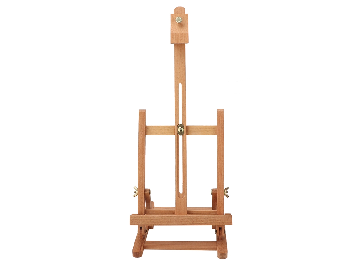 Caballete de madera ajustable en forma de H para artistas, soporte para dibujo y exhibición
