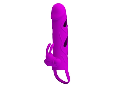 Manga para pene con estimulador de clítoris PRETTY LOVE