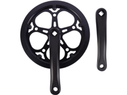 Bielas De Bicicleta De Un Solo Plato Con Dientes De Hierro Para Bicicleta