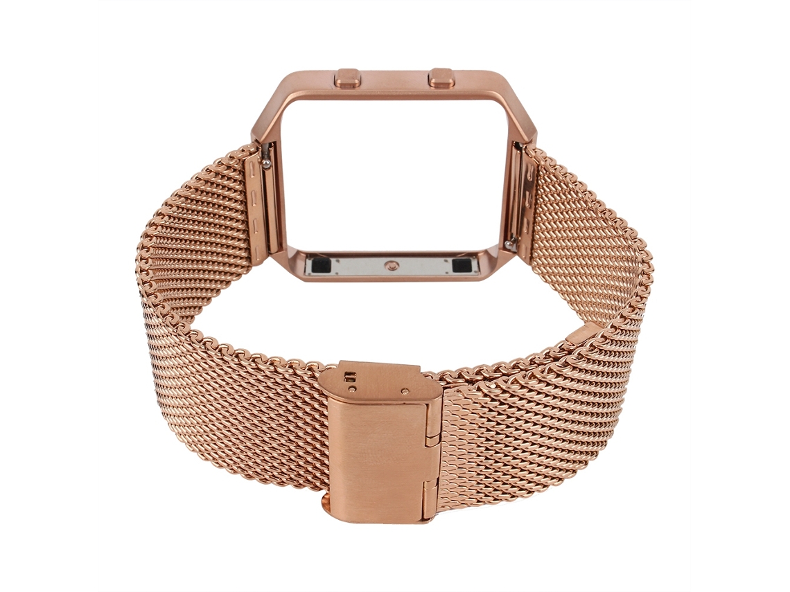 Pulsera Inteligente Compatible Con La Correa De Malla Milanesa De Metal Fitbit Blaze