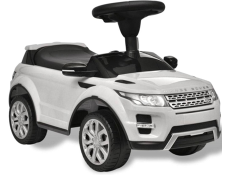 Coche de juguete blanco con música, modelo Land Rover 348
