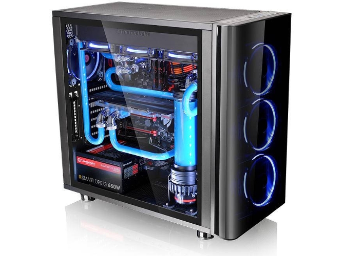 Caja PC THERMALTAKE View 31 TG (ATX Mid Tower - Negro)