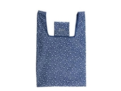 Bolsa de compras plegable con estampado, bolsa de almacenamiento de gran capacidad. GOKOCO