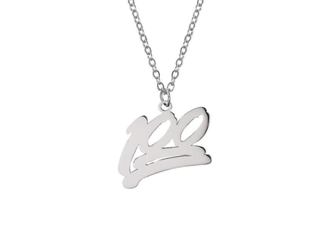 Collar colgante de acero inoxidable para regalos populares de fanáticos de Rap Singer