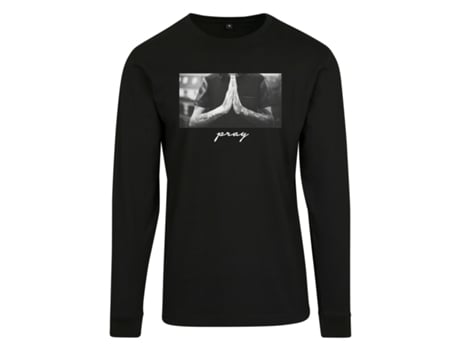 Camiseta de Manga Larga Urban Classics Pray (Tam: XXL)