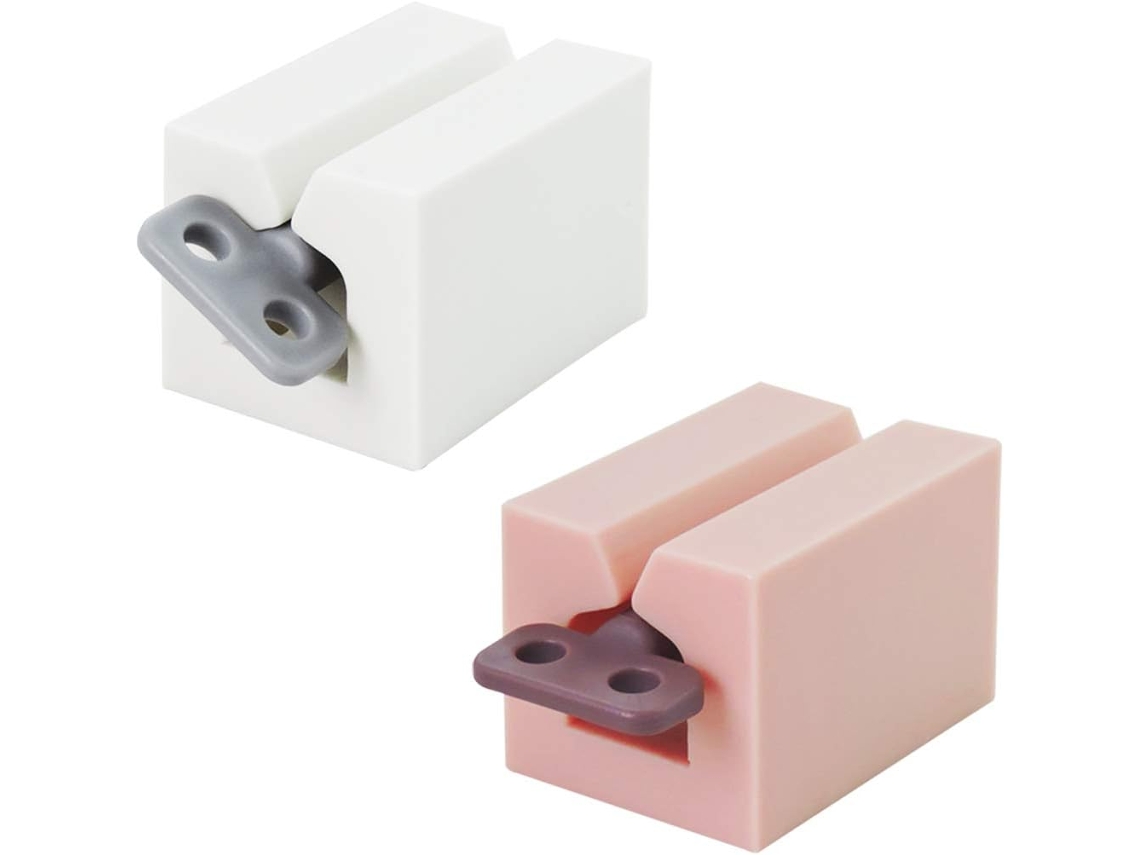 Exprimidor Manual Rosa/blanco Con Asas Esmaltadas Para Pasta Y Crema