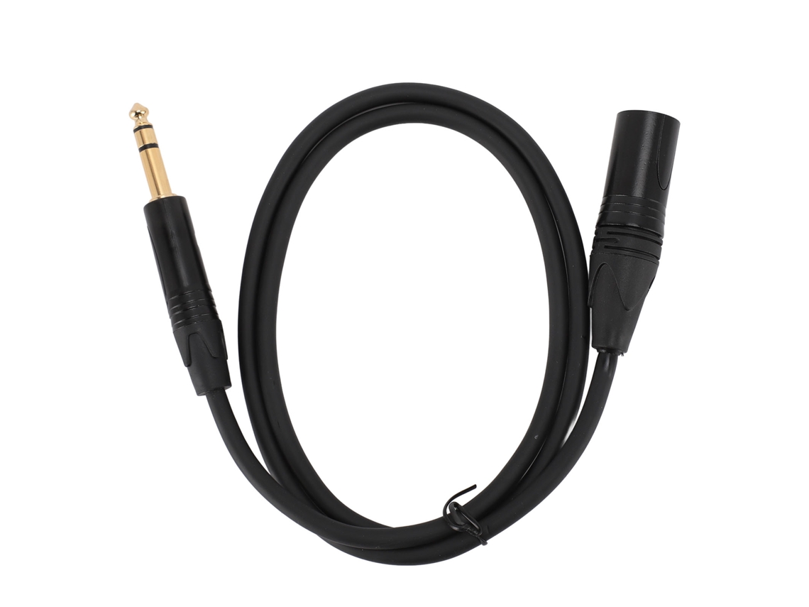 Cable Balanceado Ofc De 6,35 Mm Para Micrófono Y Altavoz, De 1/4 De Pulgada A Xlr Macho, 5 M.