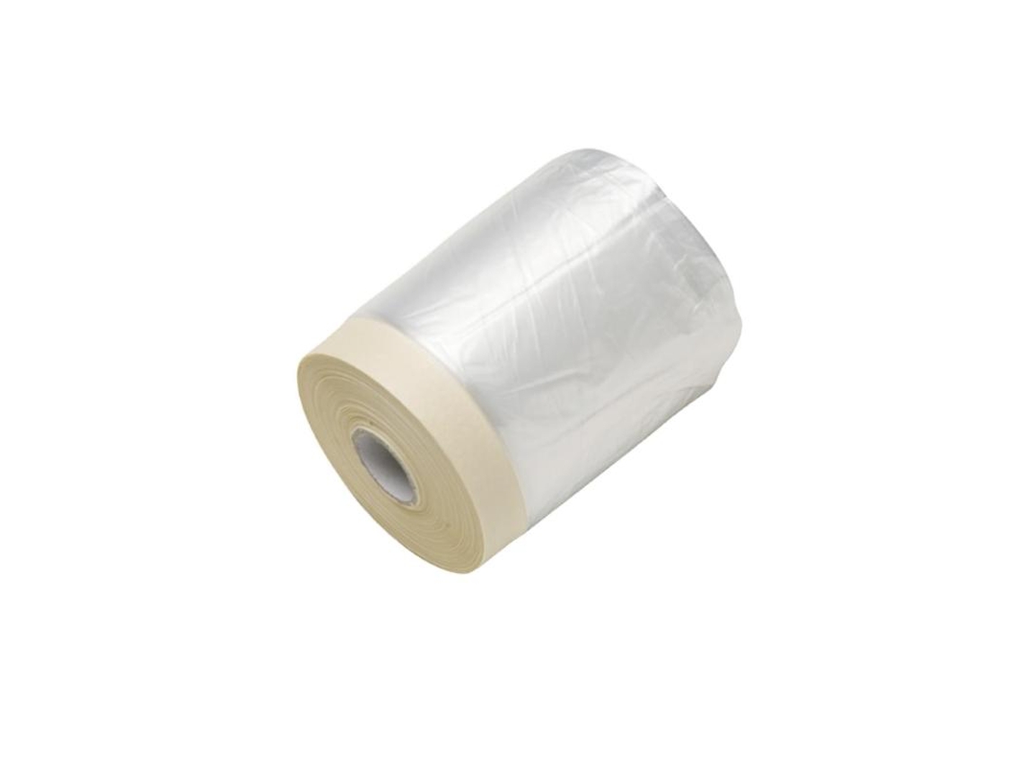 Cinta Pintor Carrocero Con Film WOLFPACK LINEA PROFESIONAL 55 cm x 30 m.