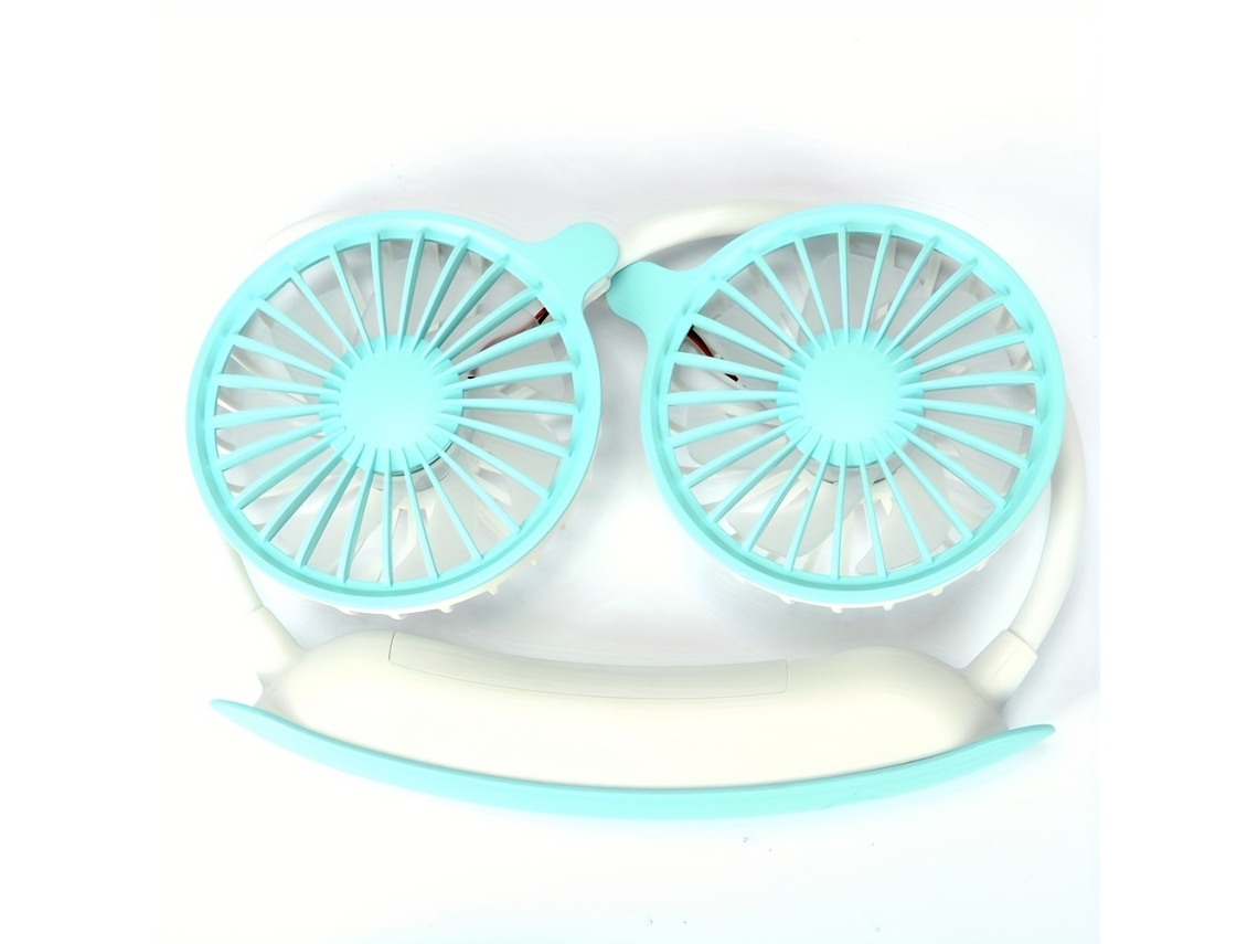 Ventilador Portátil Ideal Para Llevar Alrededor Del Cuello, Recargable Mediante Mini Usb Para Actividades Al Aire Libre, Fácil De Usar, De A