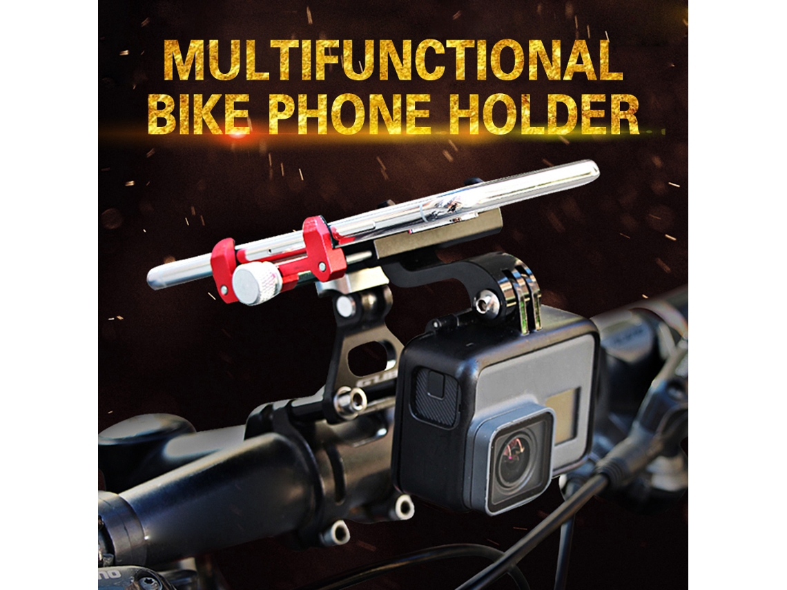 Soporte universal ajustable de aluminio para teléfono móvil de bicicleta, modelo 2026, para manillar, compatible con teléfonos de 3,5'' y 6,2''.