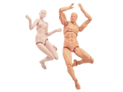Modelos Articulados De Cuerpo Humano De Pvc Con Base Móvil Para Decoración Y Regalos.