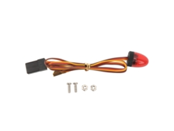 Luz De Alarma Para Coche Rc, 5 Modos De Iluminación, Led Redondo De Alta Simulación, Compacta De 10x15 Mm, Para Coches Rc A Escala 1/10, Color Rojo.