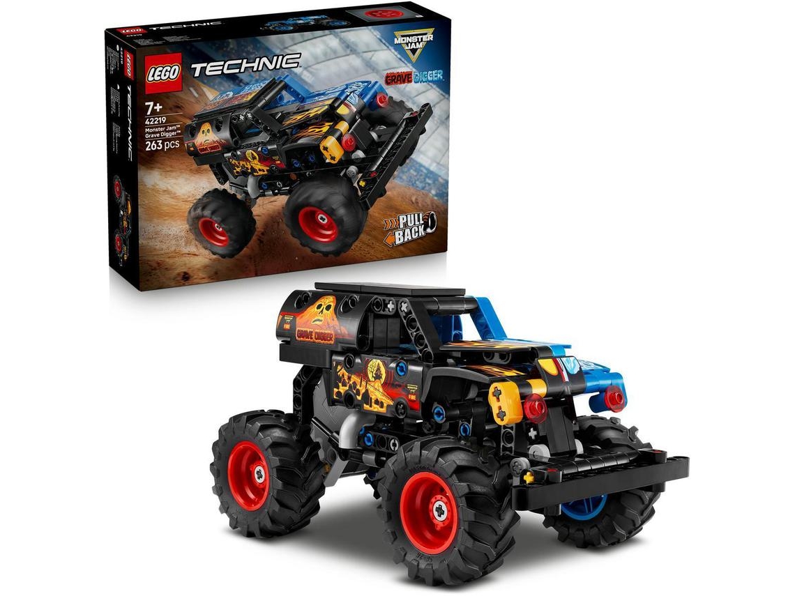 Lego® 42219 Technic Monster Jam Grave Digger – Camión De Fricción, Maqueta Realista 7+