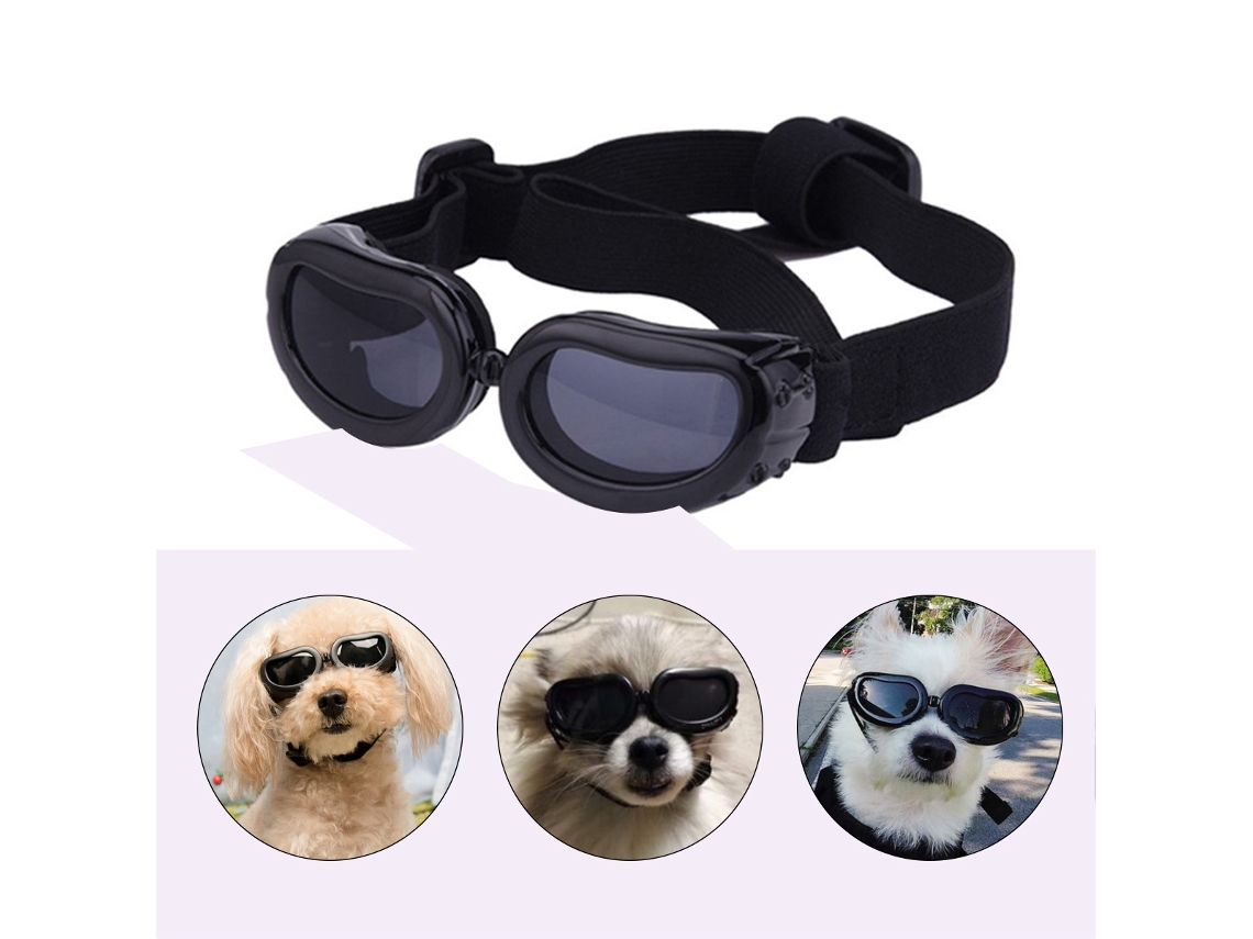 Gafas Protectoras Uv, Resistentes Al Viento Y Al Agua Para Perros Pequeños - Estilo Moderno Para Cachorros