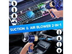 Aspiradora portátil para coche 6500pa inalámbrica 2 en 1 con luz LED y boquilla manual Chaberlu